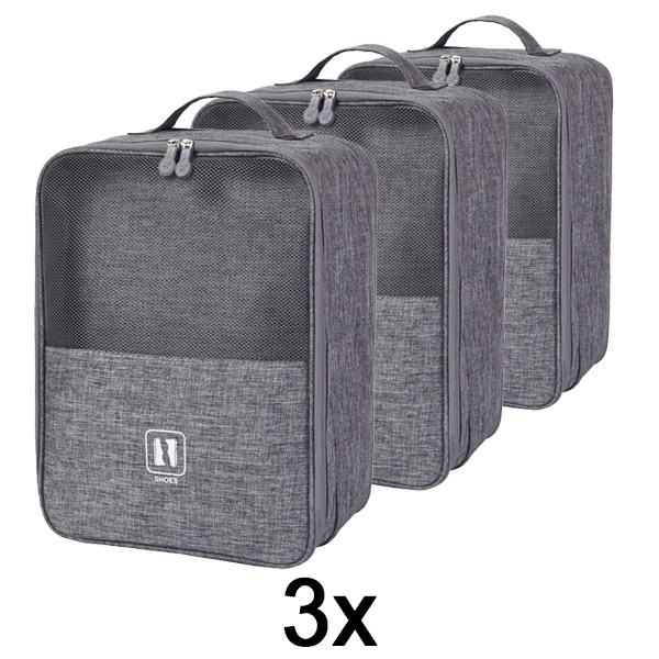 3x Τσάντα ταξιδίου για παπούτσια | SHOEPACK