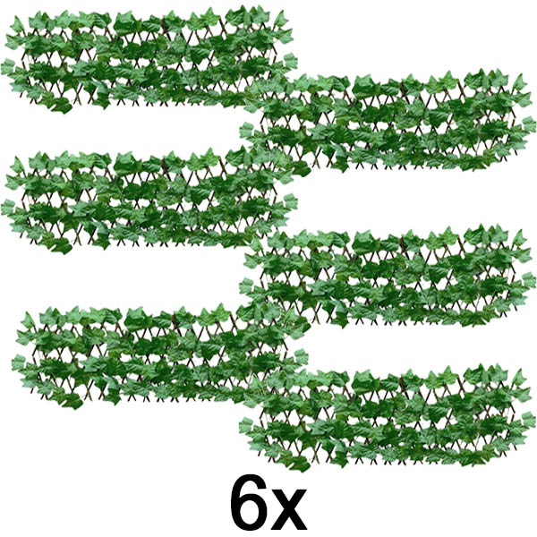 6x Διακοσμητικός και πρακτικός φράχτης για βεράντα και κήπο | GREENFENCE
